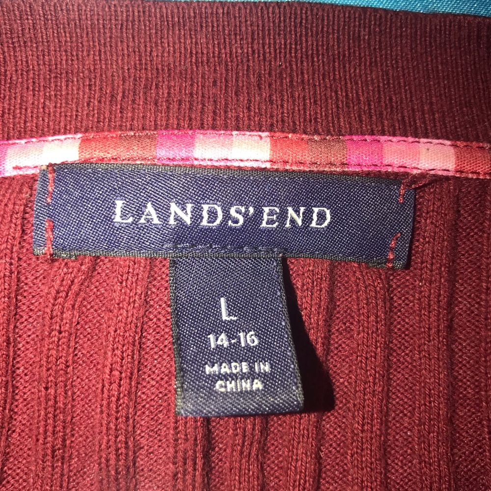 Lands’ End cardigan